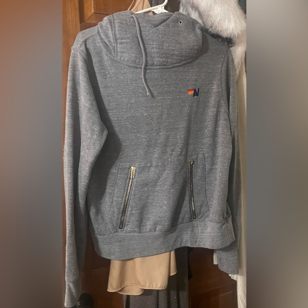 Aviator Nation Gray Ninja Hoodie